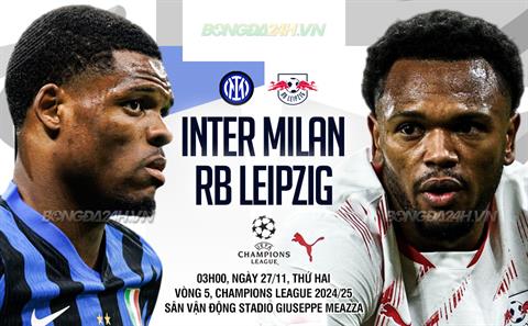 Nhận định Inter Milan vs Leipzig (03h00 ngày 27/11): Tìm điểm số đầu tiên