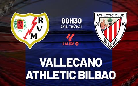 Nhận định Rayo Vallecano vs Bilbao 0h30 ngày 2/12 (La Liga 2024/25)