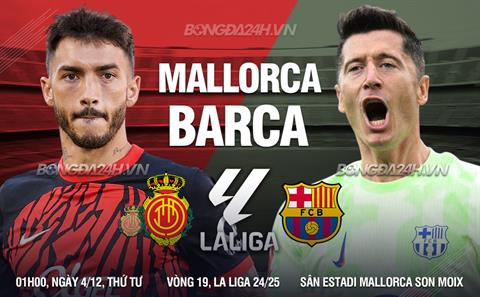 Nhận định Mallorca vs Barca (01h00 ngày 4/12): Mệnh lệnh phải thắng