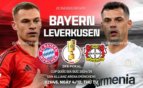 Nhận định Bayern Munich vs Leverkusen (02h45 ngày 4/12): Đại chiến cân não