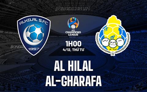 Nhận định Al Hilal vs Al Gharafa 1h00 ngày 4/12 (AFC Champions League Elite 2024/25)