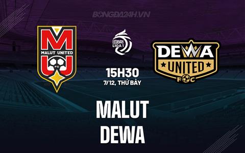 Nhận định bóng đá Malut vs Dewa 15h30 ngày 7/12 (VĐQG Indonesia 2024/25)