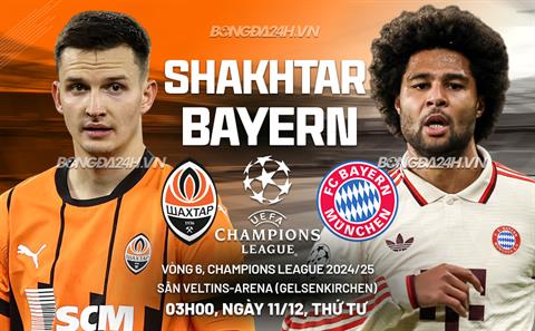Nhận định Shakhtar Donetsk vs Bayern Munich (03h00 ngày 11/12): Hùm xám áp đảo