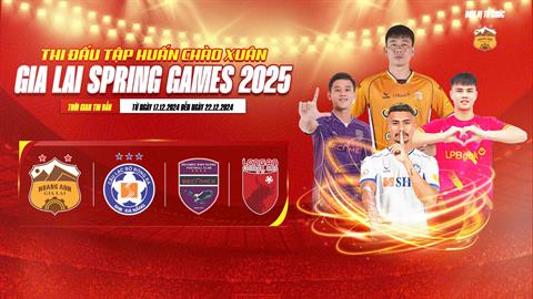 CLB HAGL đấu Bình Dương, Đà Nẵng trong tháng 12