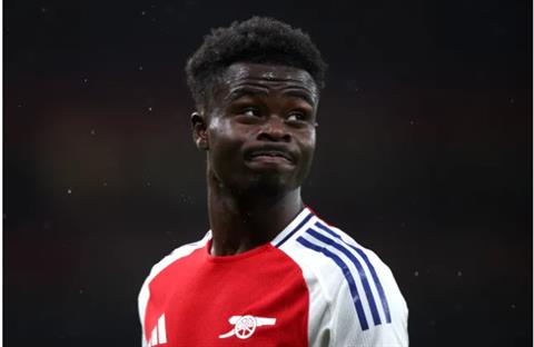 Bukayo Saka thất vọng khi Arsenal về nhì 2 mùa giải liên tiếp ở EPL