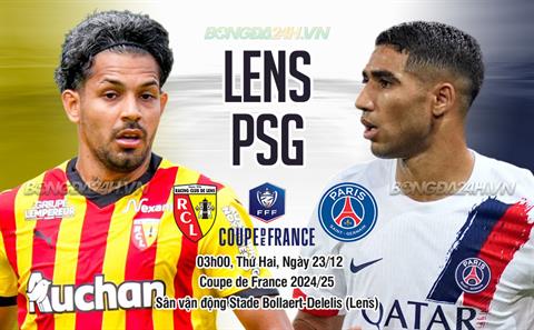 Nhận định Lens vs PSG (03h00 ngày 23/12): Nối dài mạch thăng hoa