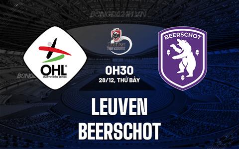 Nhận định bóng đá Leuven vs Beerschot 0h30 ngày 28/12 (VĐQG Bỉ 2024/25)