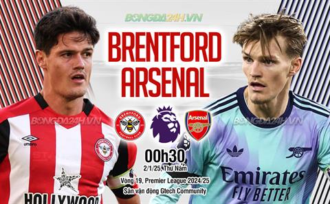 Thắng ngược Brenford, Arsenal đòi lại vị trí thứ 2