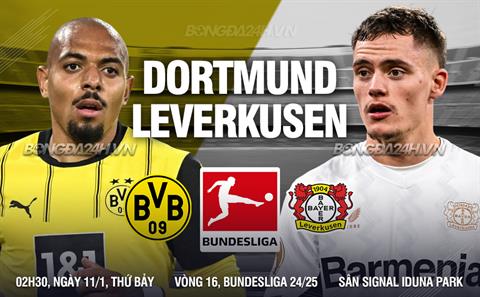 Nhận định Dortmund vs Leverkusen (2h30 ngày 11/1): Điểm tựa sân nhà