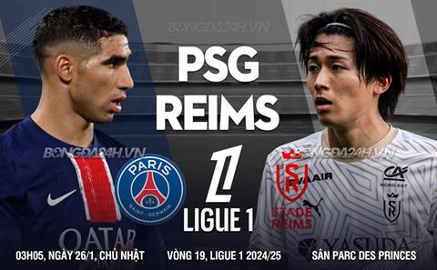 Nhận định PSG vs Reims (03h05 ngày 26/1): Paris mở hội