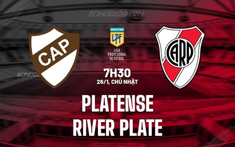 Nhận định Platense vs River Plate 7h30 ngày 26/1 (VĐQG Argentina 2024)