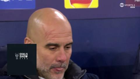 Pep Guardiola cào xước trán khi Man City ngược dòng đánh bại Club Brugge