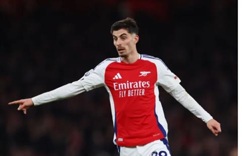 Huyền thoại Arsenal đánh giá màn trình diễn của Kai Havertz trước Man City