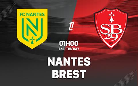 Nhận định Nantes vs Brest (1h00 ngày 8/2): Không dễ cho chủ nhà