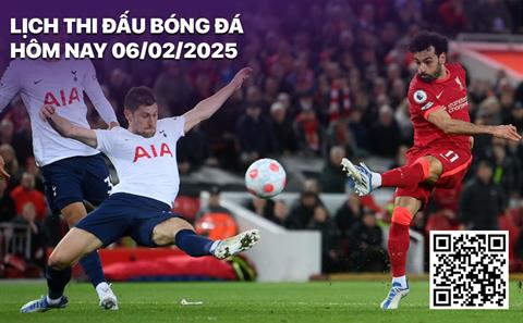 Lịch thi đấu, trực tiếp bóng đá hôm nay 6/2: Liverpool vs Tottenham