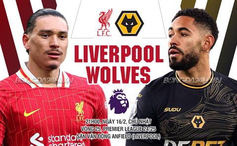 Nhận định Liverpool vs Wolves (21h00 ngày 16/2): Điểm tựa Anfield