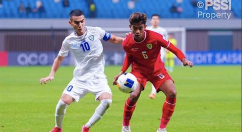U20 Indonesia chính thức chia tay giải châu Á sau trận thua Uzbekistan