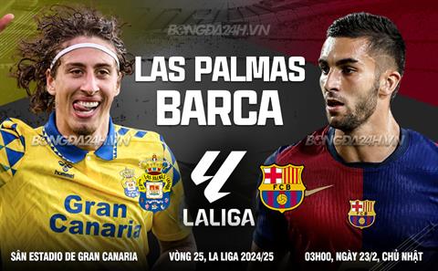 Nhận định Las Palmas vs Barca (03h00 ngày 23/2): Thời cơ phục hận