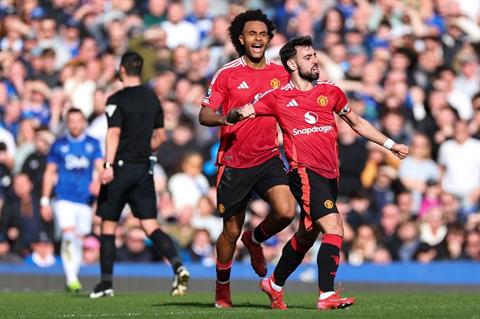 Những thống kê ấn tượng sau trận Everton 2-2 MU