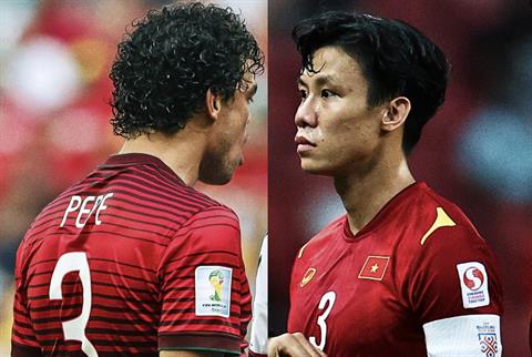 Quế Ngọc Hải xuất hiện trên trang chủ FIFA, sánh đôi cùng huyền thoại Pepe