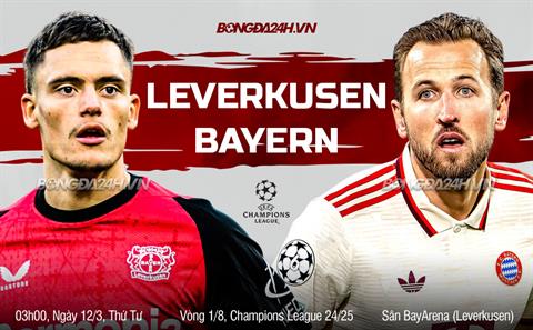 Nhận định Leverkusen vs Bayern Munich (03h00 ngày 12/3): “Hùm xám” đi tiếp