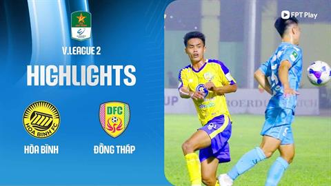 Highlights Hòa Bình - Đồng Tháp (Hạng nhất Quốc gia 2024/25)