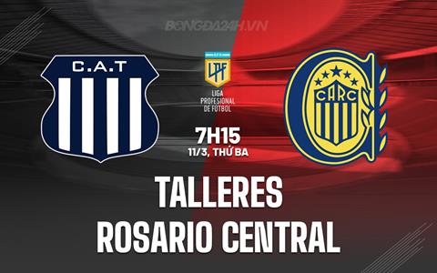 Nhận định Talleres vs Rosario Central 7h15 ngày 11/3 (VĐQG Argentina 2025)