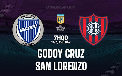 Nhận định Godoy Cruz vs San Lorenzo 7h00 ngày 15/3 (VĐQG Argentina 2025)