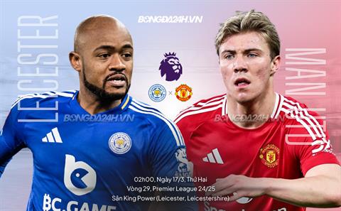 Hojlund hết tịt ngòi, MU thắng dễ Leicester