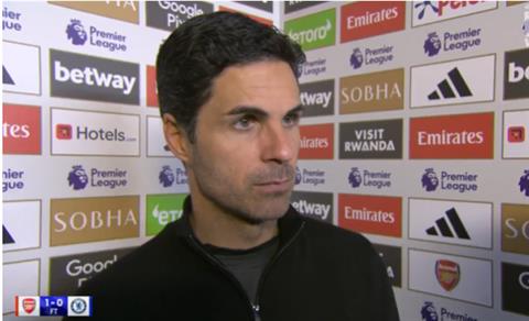 Mikel Arteta chia sẻ bất ngờ về hàng công Chelsea