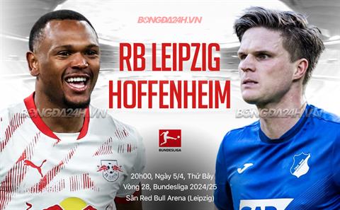 Nhận định bóng đá Leipzig vs Hoffenheim 20h30 ngày 5/4 (Bundesliga 2024/25)
