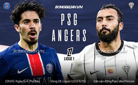 Nhận định PSG vs Angers (22h00 ngày 5/4): Nhà vua đăng quang