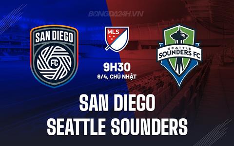 Nhận định San Diego vs Seattle Sounders 9h30 ngày 6/4 (Nhà nghề Mỹ 2025)