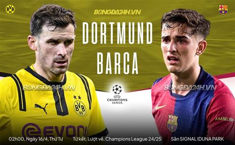 Nhận định Dortmund vs Barca (2h00 ngày 16/4): Duy trì mạch bất bại