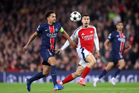 Arsenal có lợi thế lớn ở trận bán kết lượt đi UEFA Champions League 2024/25