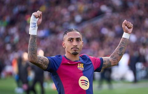 Raphinha giành danh hiệu Cầu thủ xuất sắc nhất La Liga 2024/25
