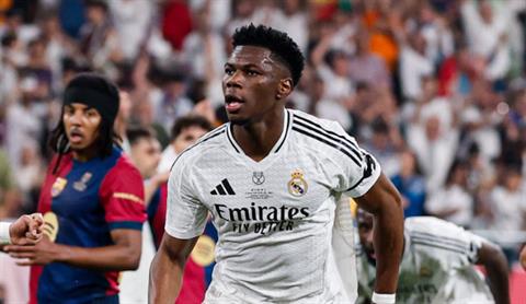 Tchouameni khó chịu với màn ăn mừng của Barca