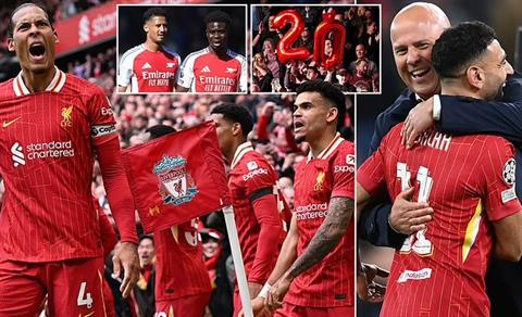Liverpool mở hội tại Anfield