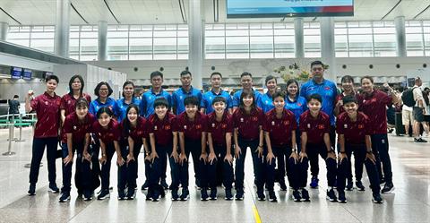 ĐT futsal nữ Việt Nam lên đường sang Trung Quốc tham dự châu Á