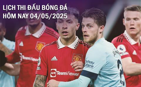 Lịch thi đấu, trực tiếp bóng đá hôm nay 4/5/2025: Brentford - MU