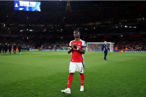 Bukayo Saka chỉ ra đội bóng mạnh nhất mà Arsenal đối đầu ở mùa giải này