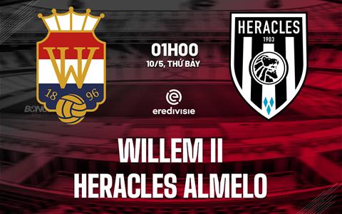 Nhận định bóng đá Willem II vs Heracles Almelo 1h00 ngày 10/5 (VĐQG Hà Lan 2024/25)