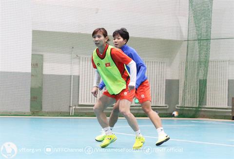 Tuyển Futsal nữ Việt Nam quyết tâm giành chiến thắng trận ra quân châu Á