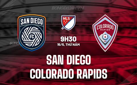 Nhận định San Diego vs Colorado Rapids 9h30 ngày 15/5 (Nhà nghề Mỹ 2025)