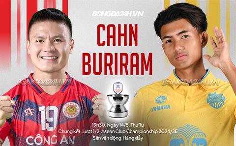 Liên tục dẫn bàn, CAHN vẫn không thể đánh bại Buriram