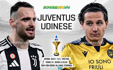 Nhận định Juventus vs Udinese (20h00 ngày 18/5): Nỗ lực giành 3 điểm