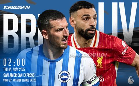 Nhận định Brighton vs Liverpool (2h00 ngày 20/5): The Kop tiếp tục mất điểm?