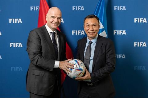 Công an Hà Nội nhận lời chúc đặc biệt từ Chủ tịch FIFA