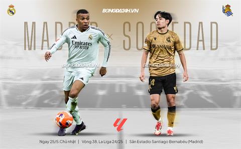 Nhận định Real Madrid vs Sociedad (21h15 ngày 24/5): Chiến thắng ngày chia tay Ancelotti