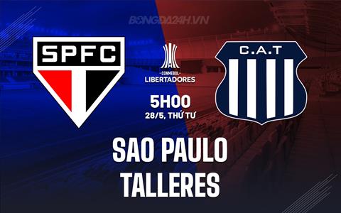 Nhận định Sao Paulo vs Talleres 5h00 ngày 28/5 (Copa Libertadores 2025)